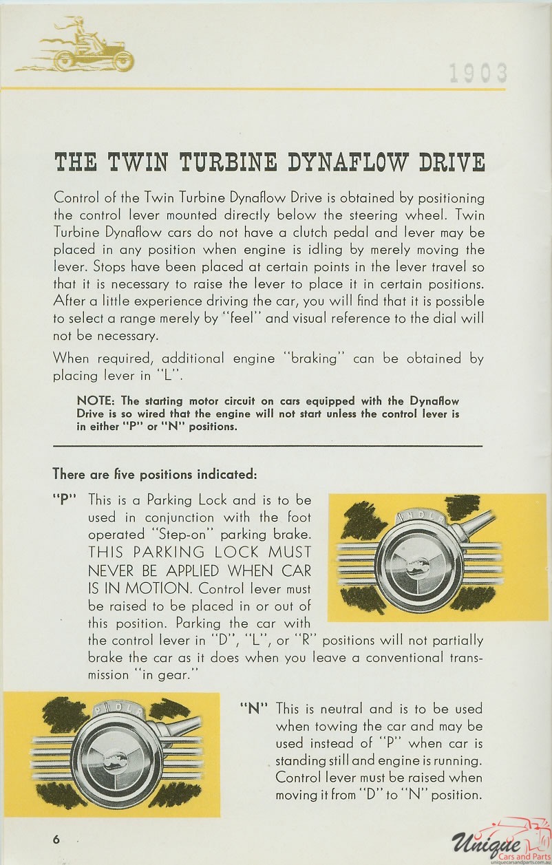 1953 Buick Owners Guide Page 20